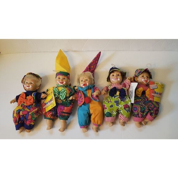 5 Bean Bag Kids Clowns - Picture 2 of 8